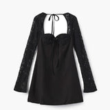 Isabella mini dress with lace details