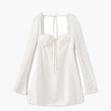 Isabella mini dress with lace details