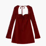 Isabella mini dress with lace details
